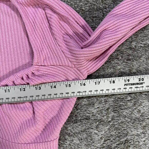 Hollister Must Have Collection Cropped Ribbed Long Sleeve Sz S - Picture 6 of 8